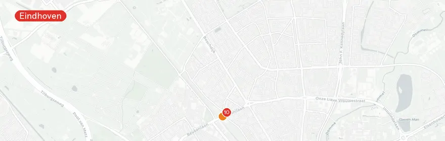 Kaart van Buitenbrand Strijp-S Eindhoven