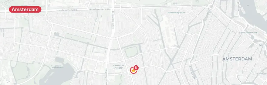 Kaart van Grote brand snackbar Jan Evertsenstraat Amsterdam