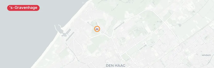 Kaart van Medisch incident Wellingtonstraat, Den Haag