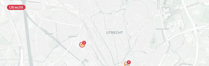 Kaart van Meerdere ambulances naar Hoola van Nootenstraat Utrecht