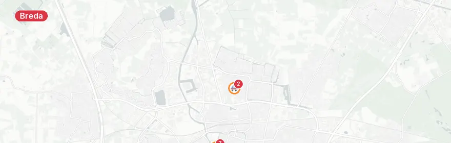 Kaart van Twee kinderen zwaargewond bij barbecue-ongeluk in Breda
