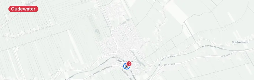 Kaart van Drenkeling overleden IJsselvere Oudewater