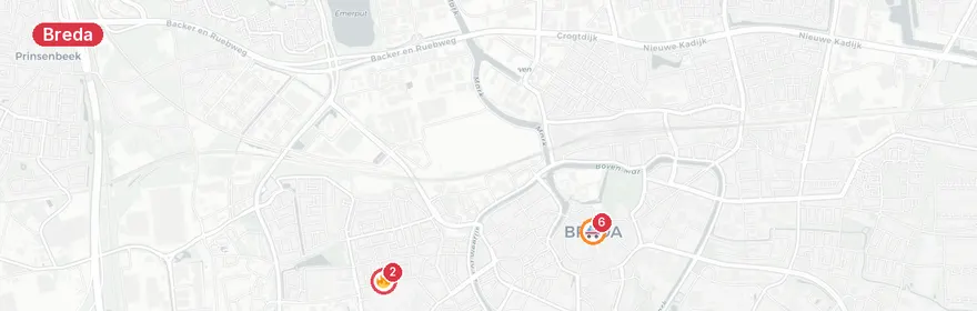 Kaart van Verkeersongeval Magnoliastraat Breda