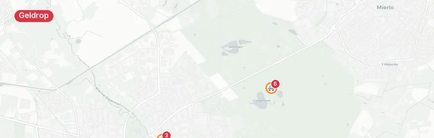 Kaart van Reanimatie Ter Borghstraat Geldrop, traumahelikopter ingezet