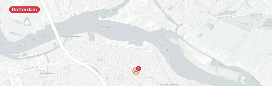 Kaart van Reanimatie Ampsenland Rotterdam