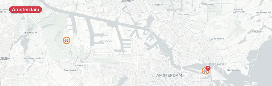 Kaart van Woningbrand Venetiëhof Amsterdam