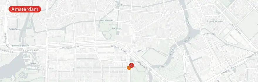 Kaart van Spoorongeluk Europaboulevard, Amsterdam