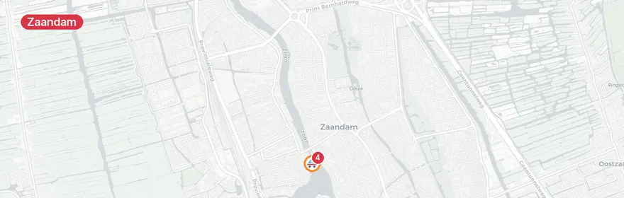 Kaart van Reanimatie op Dam Zaandam