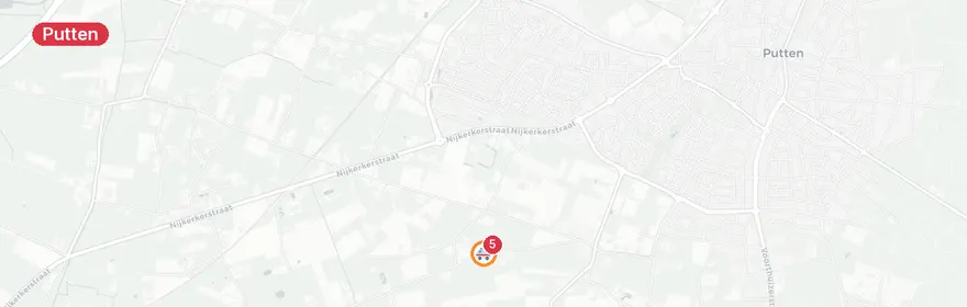 Kaart van Reanimatie Rimpelerweg, Putten