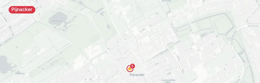 Kaart van Brand voormalig CASA-schoolgebouw Goudenregensingel