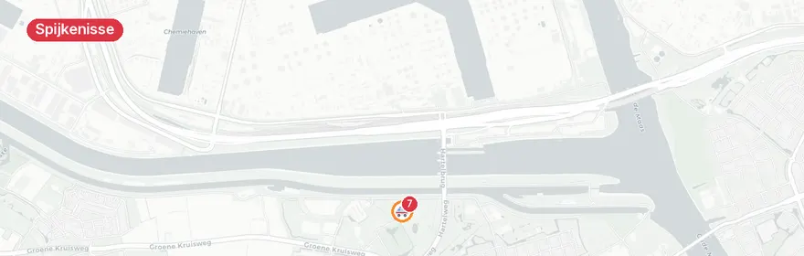 Kaart van Persoon te water Oprelseweg Spijkenisse