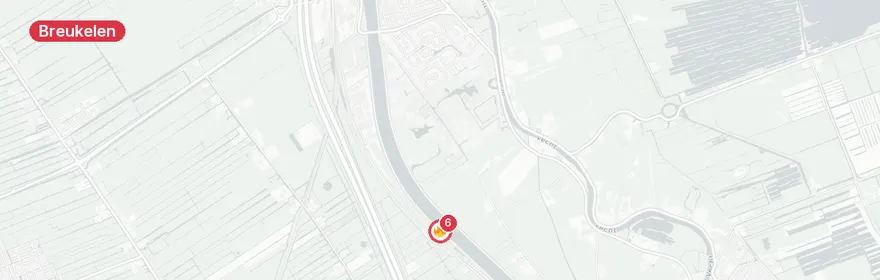 Kaart van Aanrijding met letsel Kanaaldijk West Breukelen