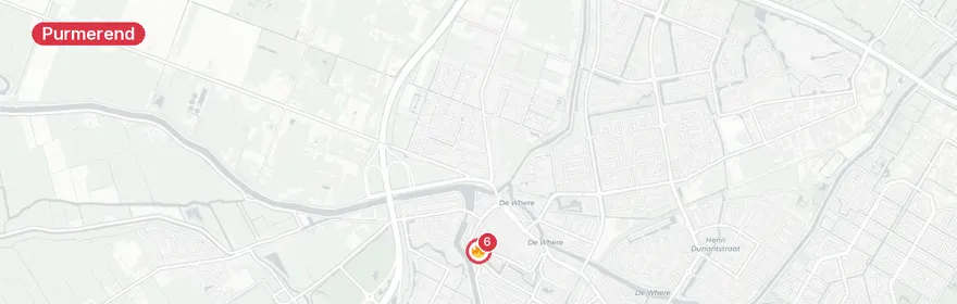 Kaart van Reanimatie op Gouw in Purmerend