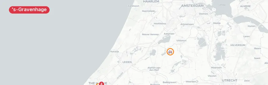 Kaart van Meervoudig verkeersongeval De Genestetlaan, Den Haag