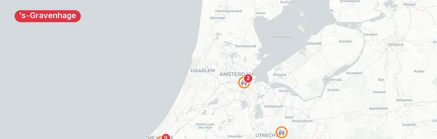 Kaart van Verkeersongeval A4 's-Gravenhage met meerdere slachtoffers