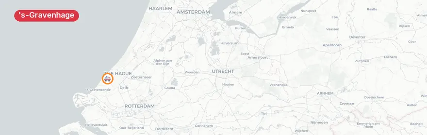 Kaart van Medische noodsituatie Wolweversgaarde, 's-Gravenhage