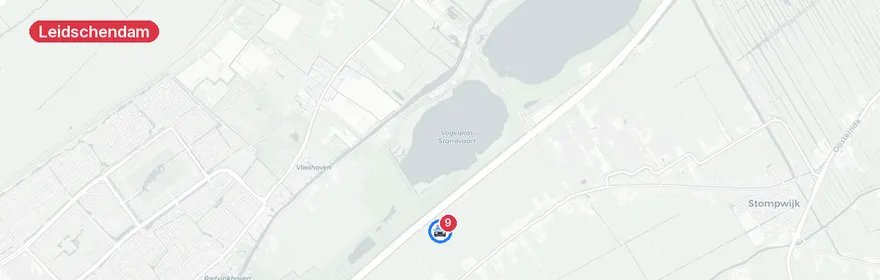 Kaart van Zwaar verkeersongeluk A4 Leidschendam, zes auto's
