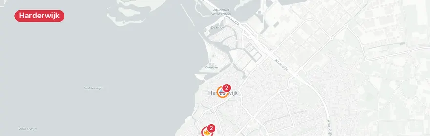 Kaart van Brandmelding Jansdal Ziekenhuis Harderwijk