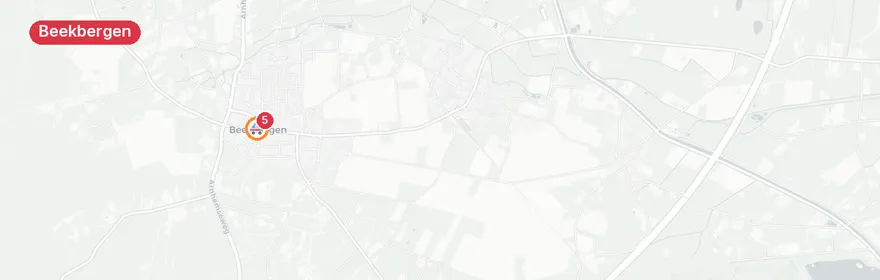 Kaart van Uitslaande brand zorginstelling Youngster Lage Bergweg Be...