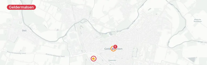 Kaart van Reanimatie op Oudenhof Geldermalsen