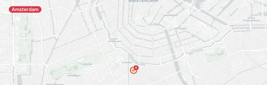 Kaart van Spoedgeval Frans Halsstraat, Amsterdam