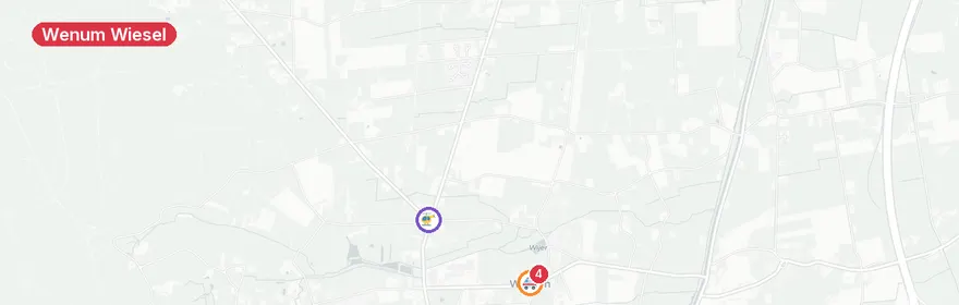 Kaart van Reanimatie op Elburgerweg Wenum Wiesel