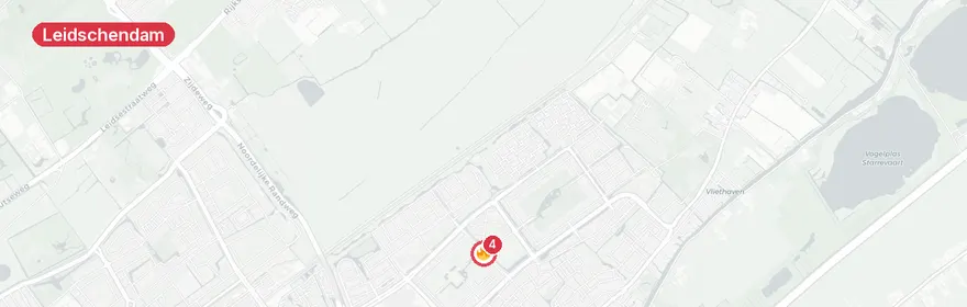 Kaart van Gaslekkage Burgemeester Velthuijsenlaan Leidschendam