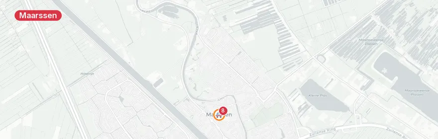 Kaart van Ernstige aanrijding N230 Zuilensering Maarssen