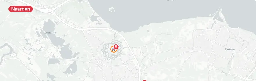 Kaart van Reanimatie Amersfoortsestraatweg Naarden