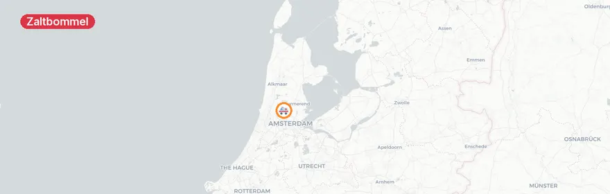 Kaart van Aanrijding met letsel Bommelsekade Zaltbommel