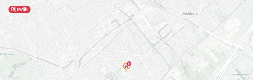 Kaart van Reanimatie Tulpstraat Rijswijk