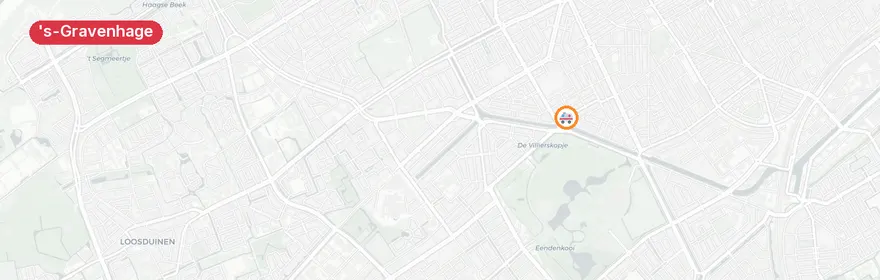 Kaart van Verkeersongeval Bouwlustlaan, 's-Gravenhage