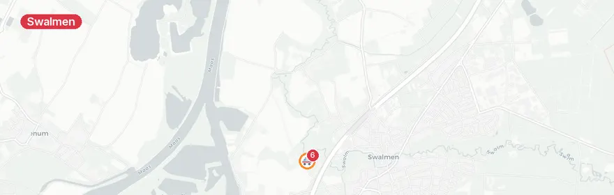 Kaart van Brandweer assisteert ambulance Naborchweg Swalmen