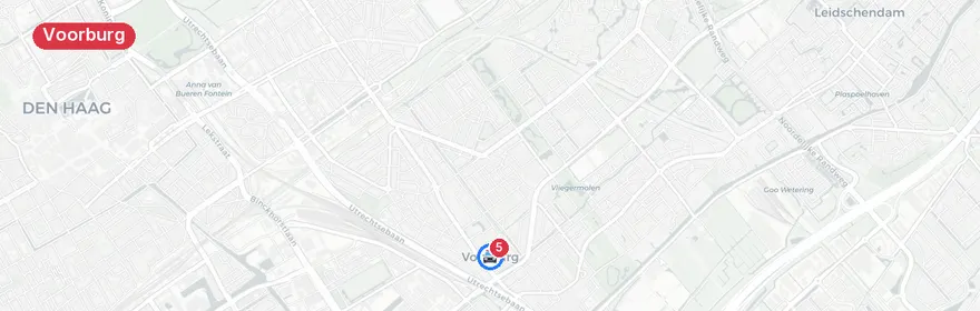 Kaart van Verkeersongeval A12 Utrechtsebaan Voorburg