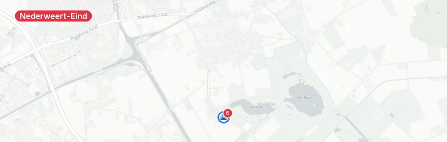 Kaart van Verkeersongeval Houtsberg Nederweert-Eind