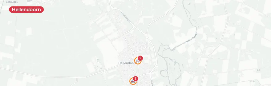 Kaart van Zwaar verkeersongeval Hellendoorn, meerdere slachtoffers