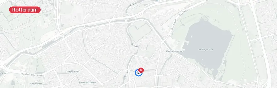 Kaart van Steekpartij Crooswijksekade, Rotterdam