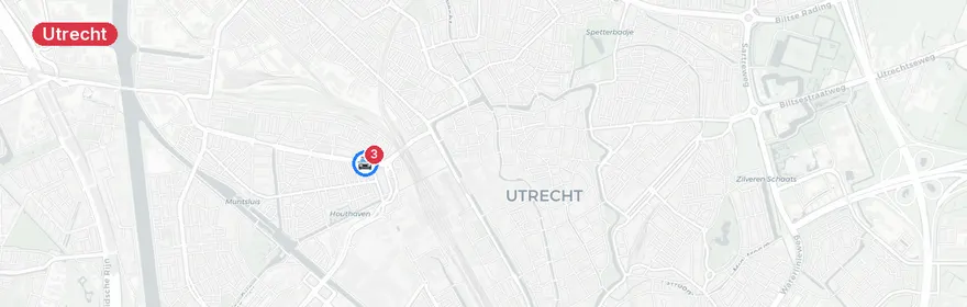 Kaart van Ernstig verkeersongeval Vleutenseweg Utrecht