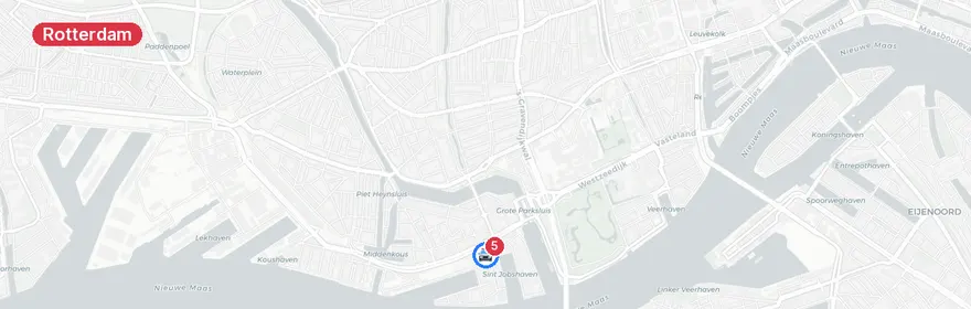 Kaart van Verkeersongeval Sint-Jobsweg Rotterdam