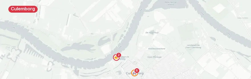 Kaart van Spoedmedisch incident Culemborg