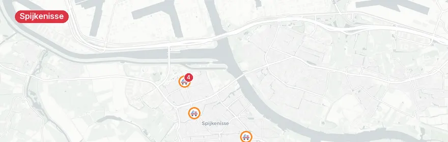 Kaart van Verkeersongeval Winston Churchilllaan Spijkenisse