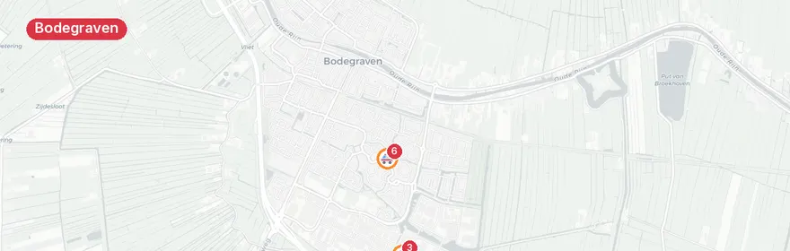 Kaart van Ongeluk met letsel Karperlaan Bodegraven