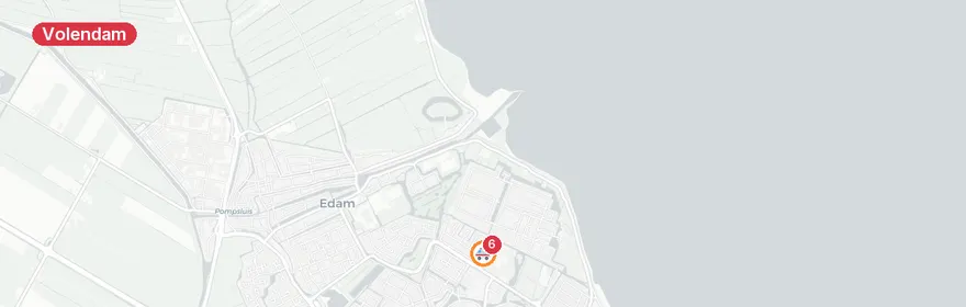 Kaart van Reanimatie zwembad De Waterdam Volendam