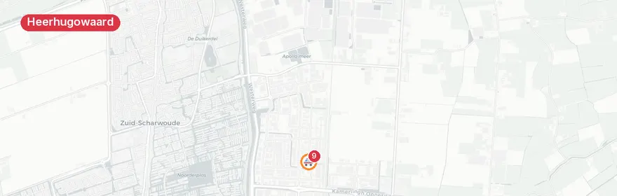 Kaart van Steekpartij Coulombstraat Heerhugowaard, één dode