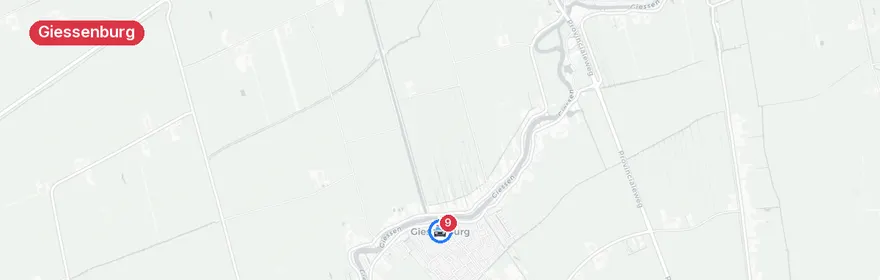 Kaart van Voertuig te water N216, Giessenburg
