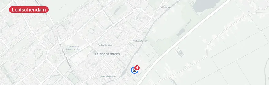 Kaart van Verkeersongeval met letsel 't Hert Leidschendam