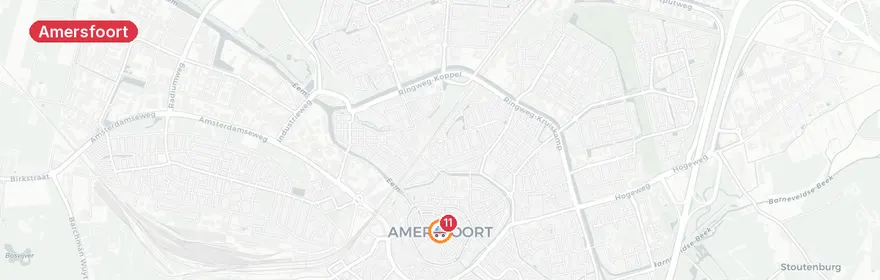 Kaart van Persoon te water in Amersfoort — Hoevelaken