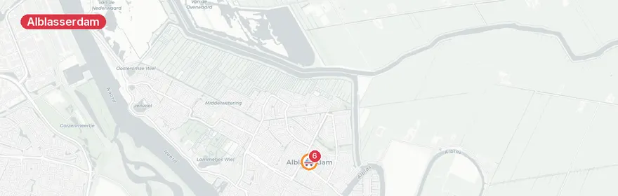 Kaart van Verkeersongeval A15 Noordtunnel Alblasserdam