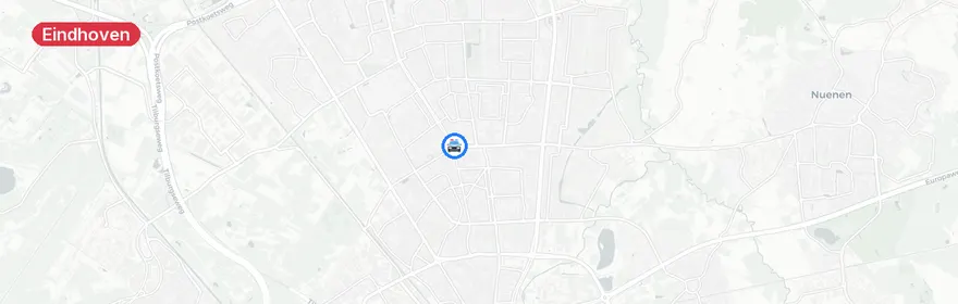 Kaart van Meerdere verkeersongevallen in Eindhoven