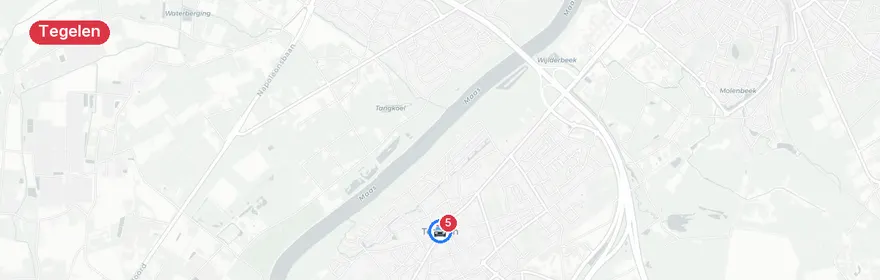 Kaart van Aanrijding A73 Tegelen, meerdere gewonden
